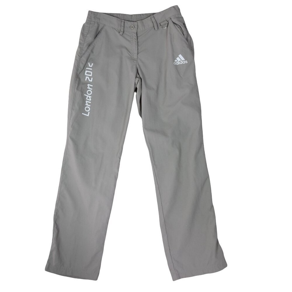 Adidas London 2012 Beige Pants Size S Sportswear Olympic Athleisure